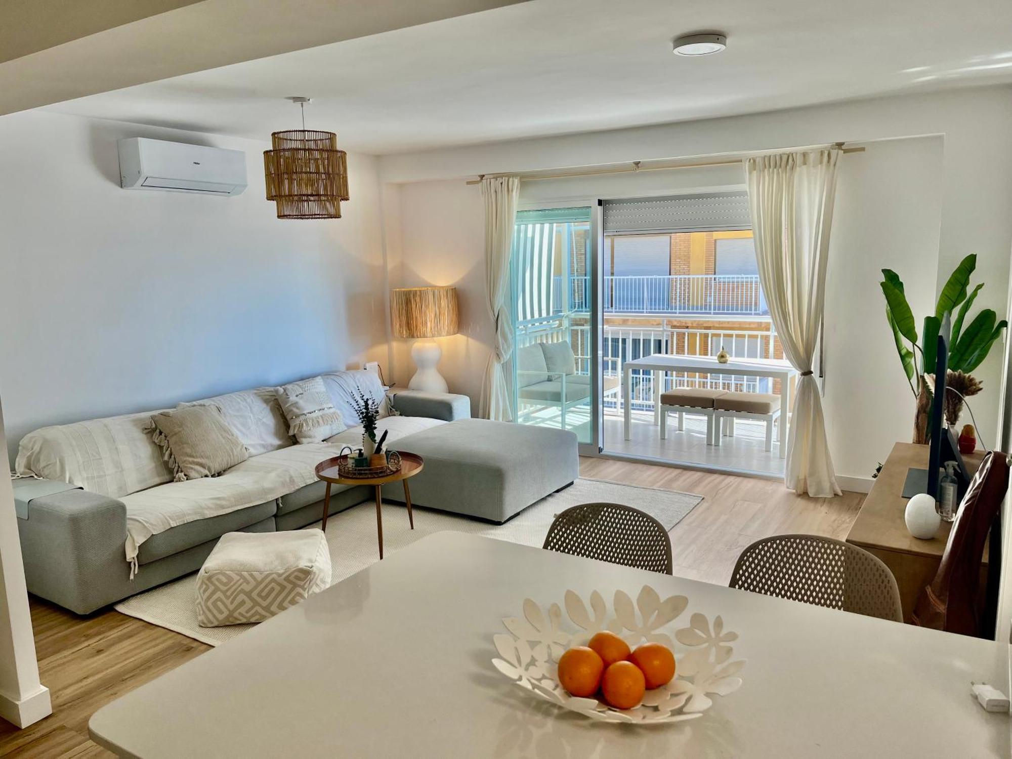 Casa Oli,1 Linea De Playa, Familias Y Parejas Lejlighed Playa de Gandia Eksteriør billede
